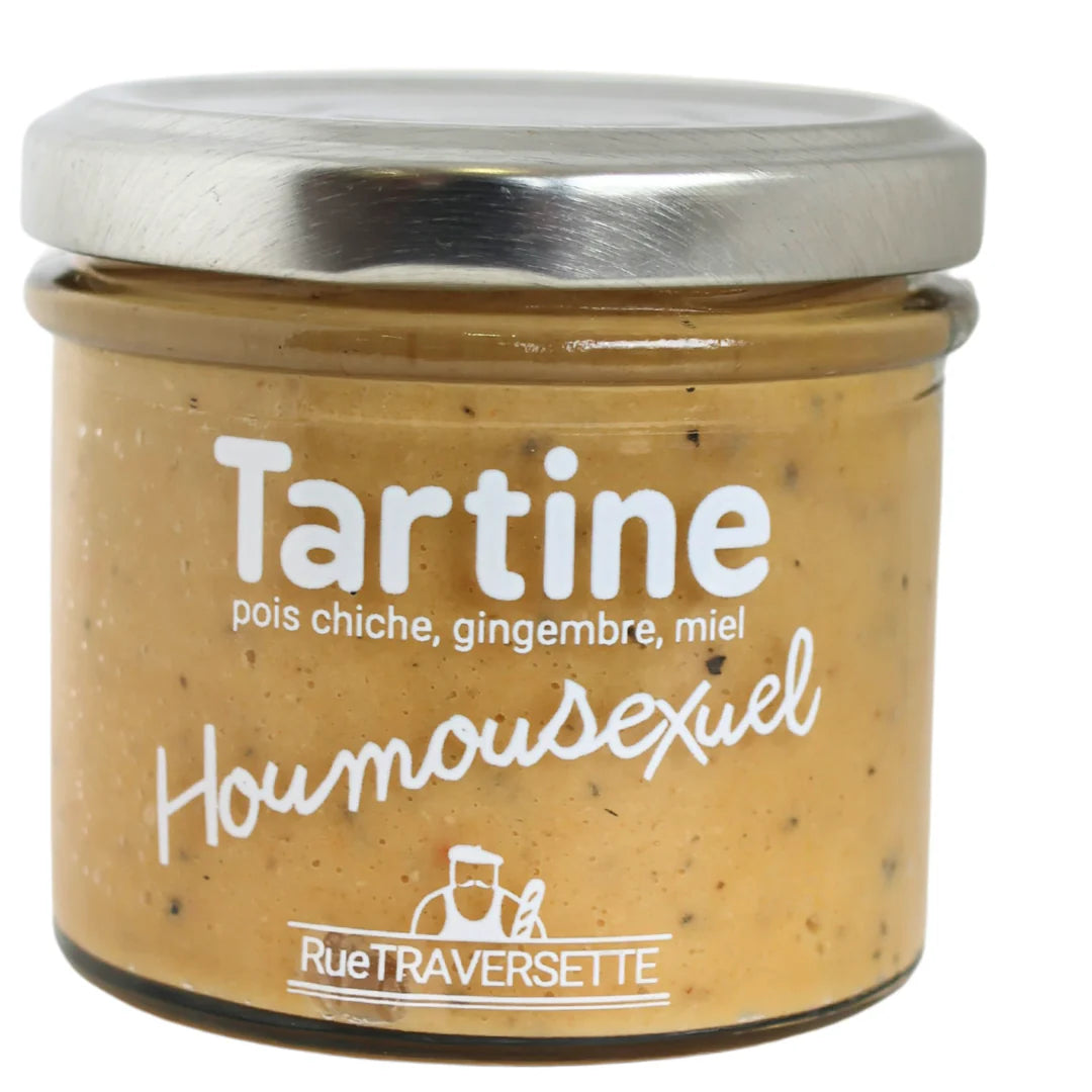 Tartinable Pois chiche au gingembre et au miel