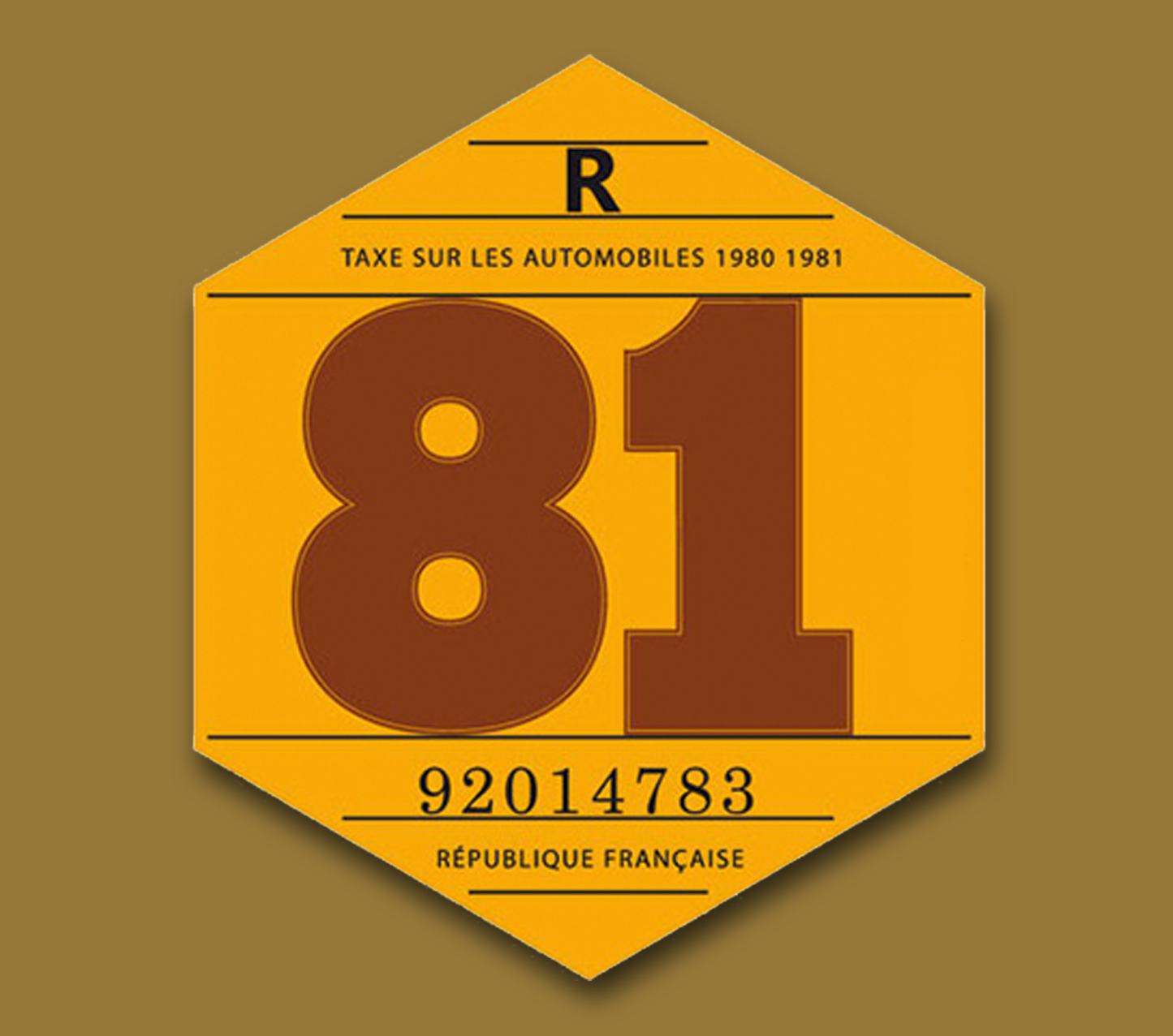 Sticker Vignettes Auto