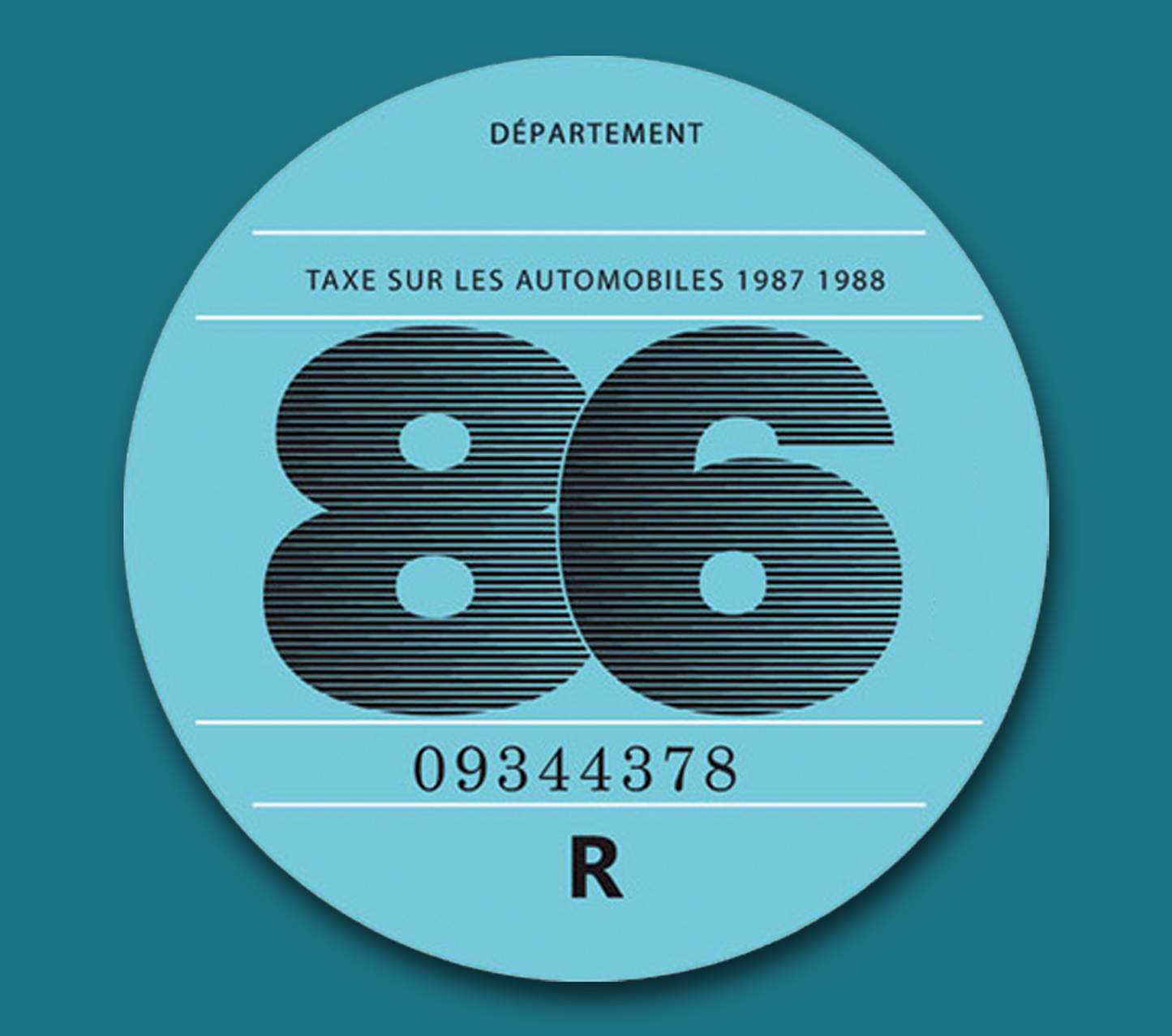 Sticker Vignettes Auto