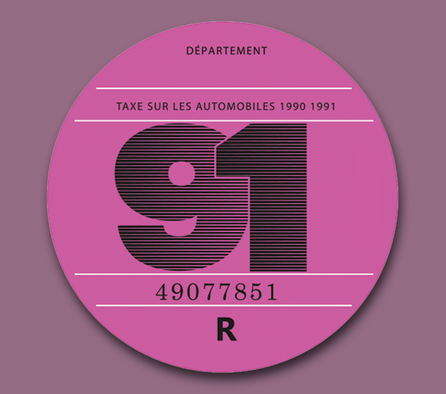 Sticker Vignettes Auto