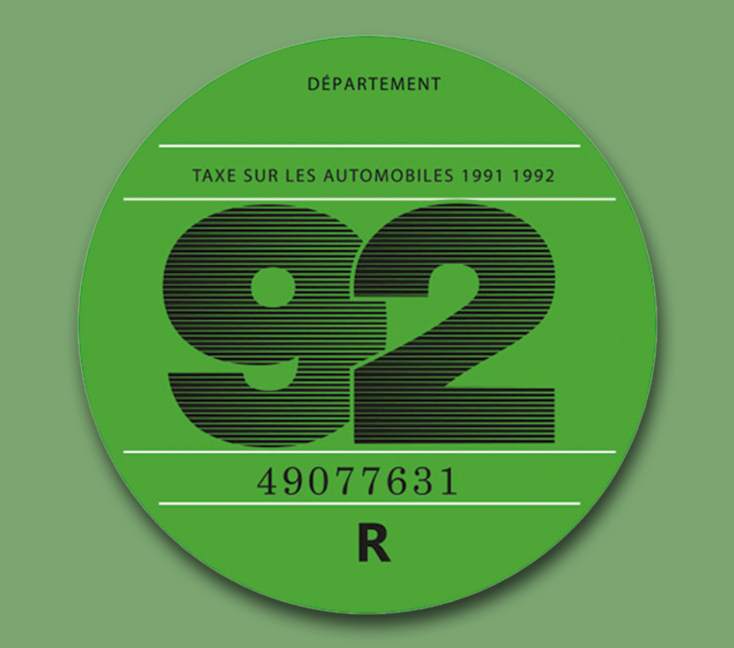 Sticker Vignettes Auto