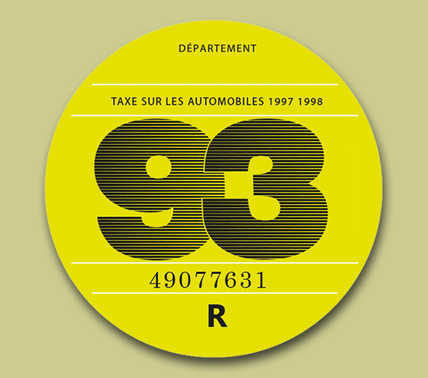 Sticker Vignettes Auto