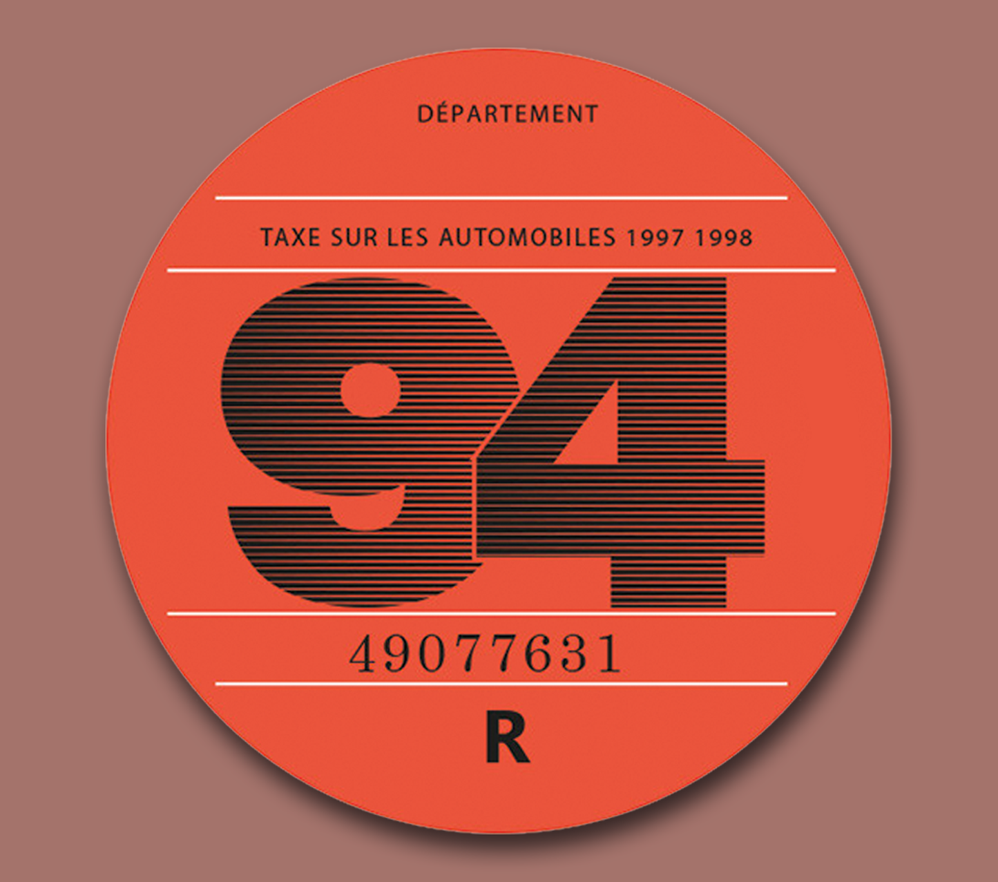 Sticker Vignettes Auto