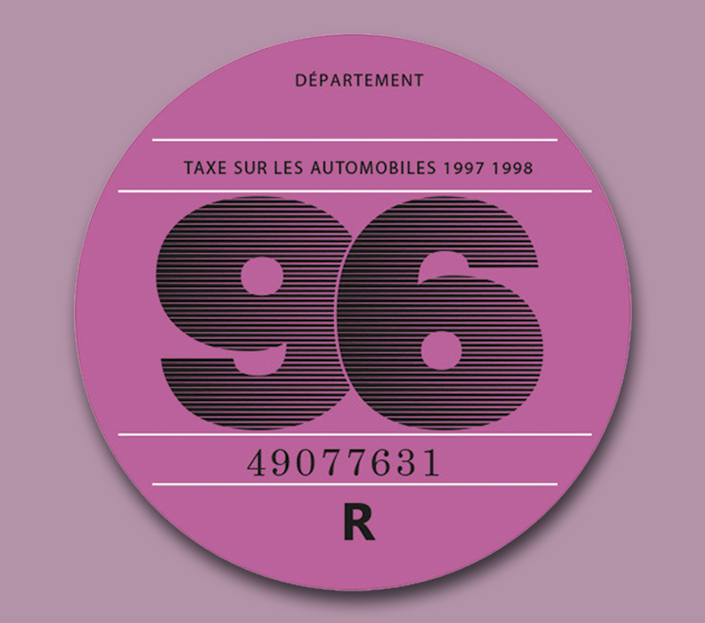 Sticker Vignettes Auto