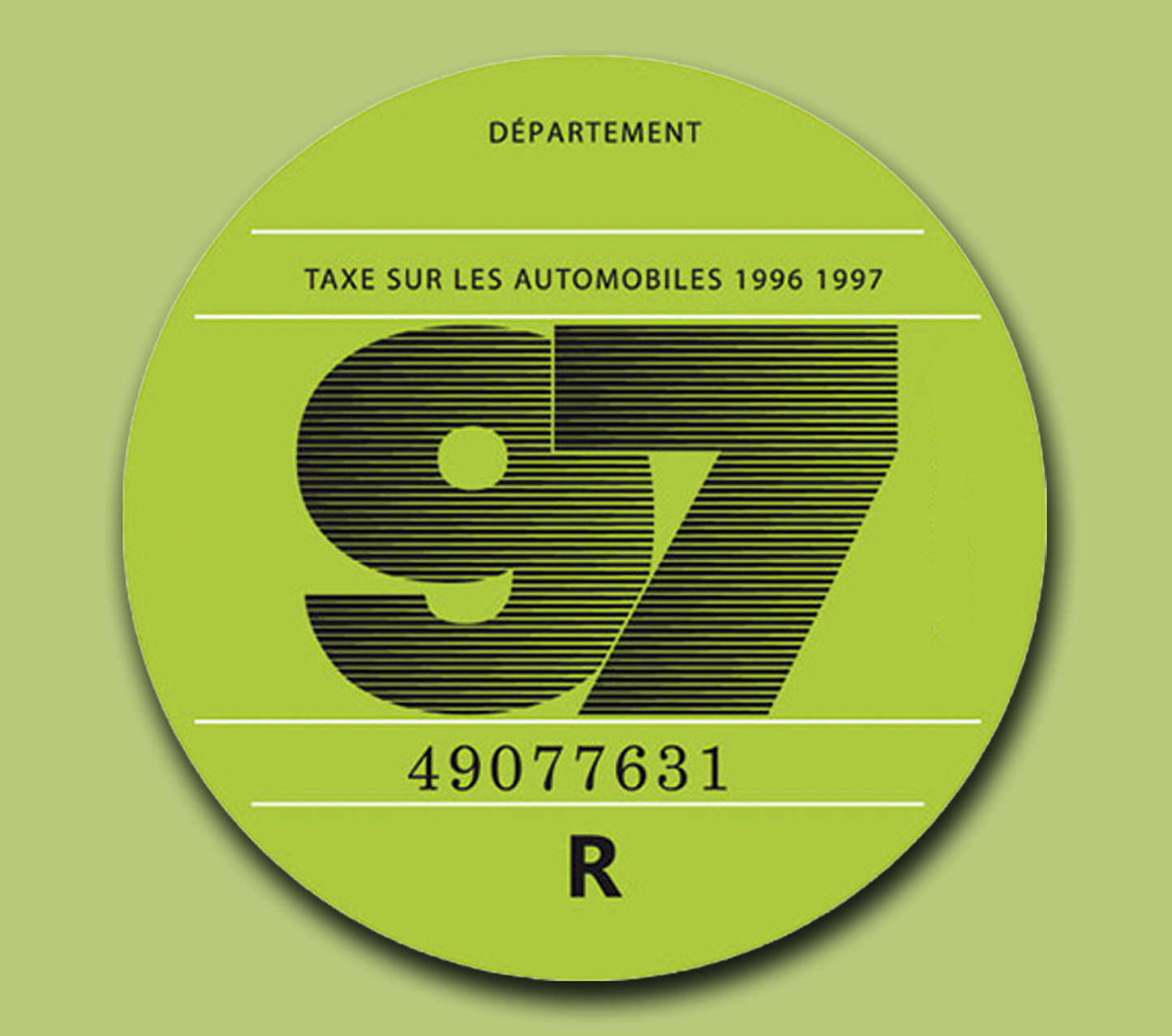 Sticker Vignettes Auto