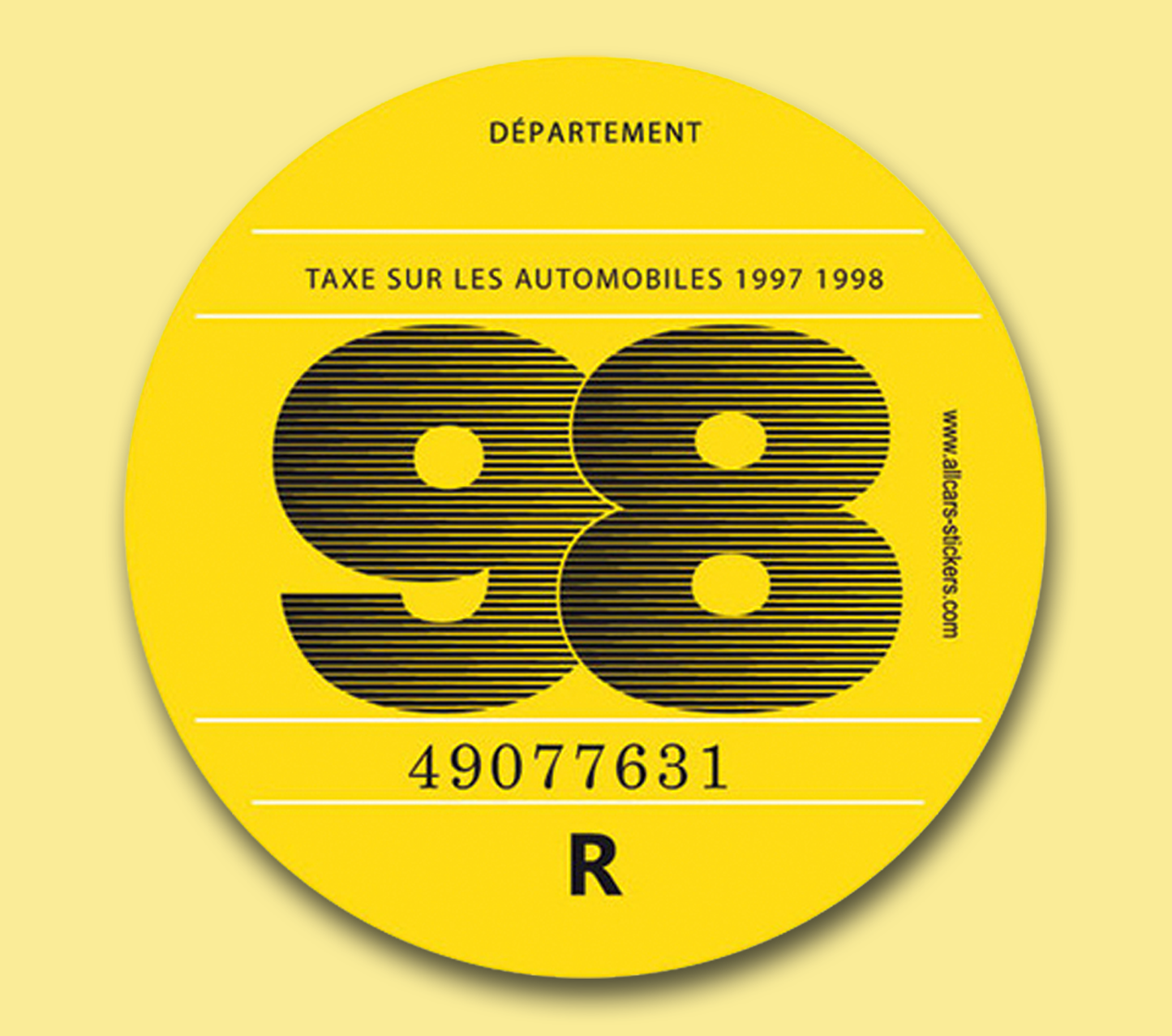 Sticker Vignettes Auto