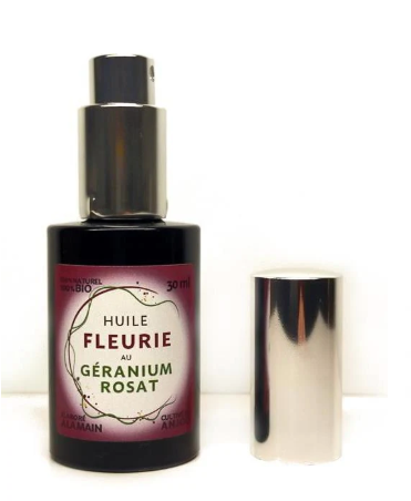 Huile Fleurie au géranium rosat - 30 ml