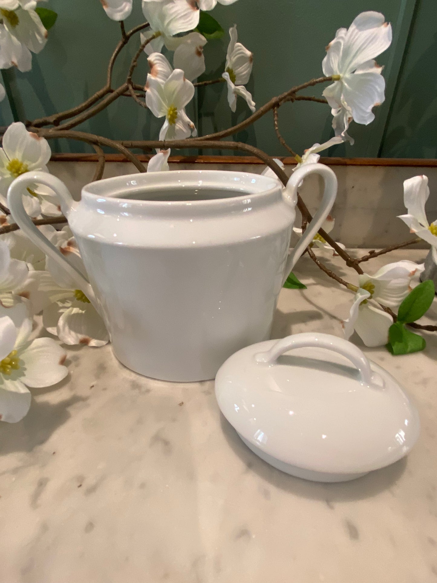 Sucrier en porcelaine APILCO
