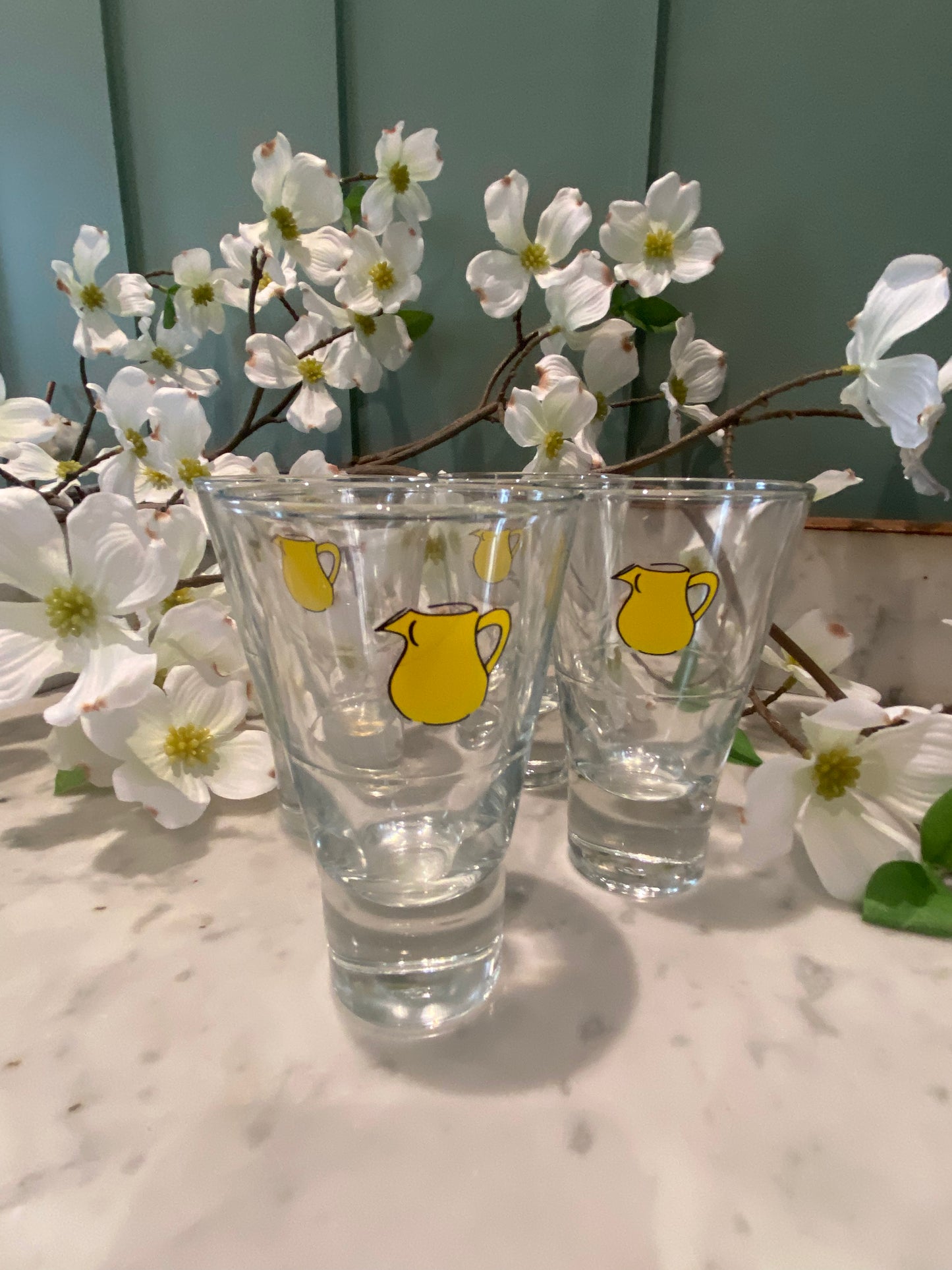 Lot de 4 petits verres à pastis