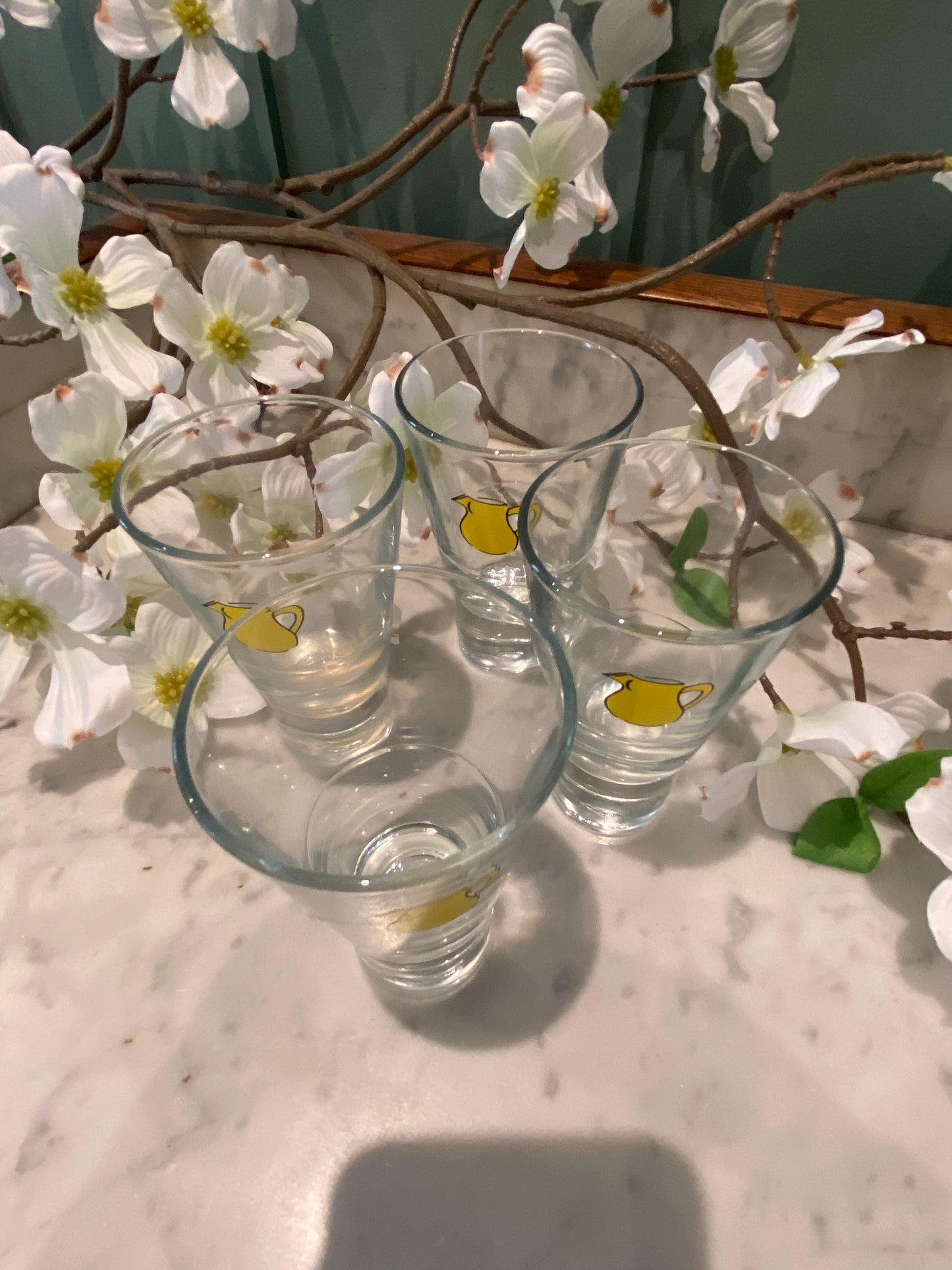 Lot de 4 petits verres à pastis