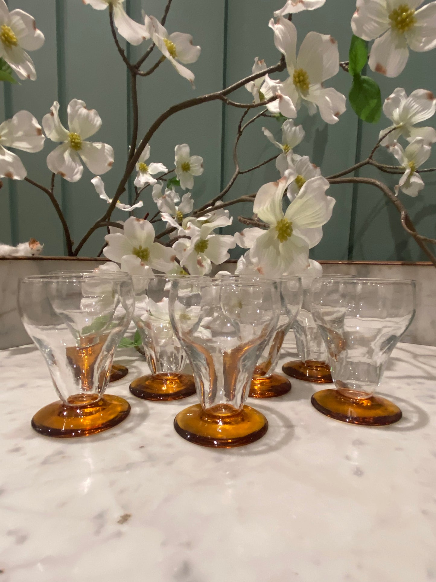 6 petits verres à liqueur