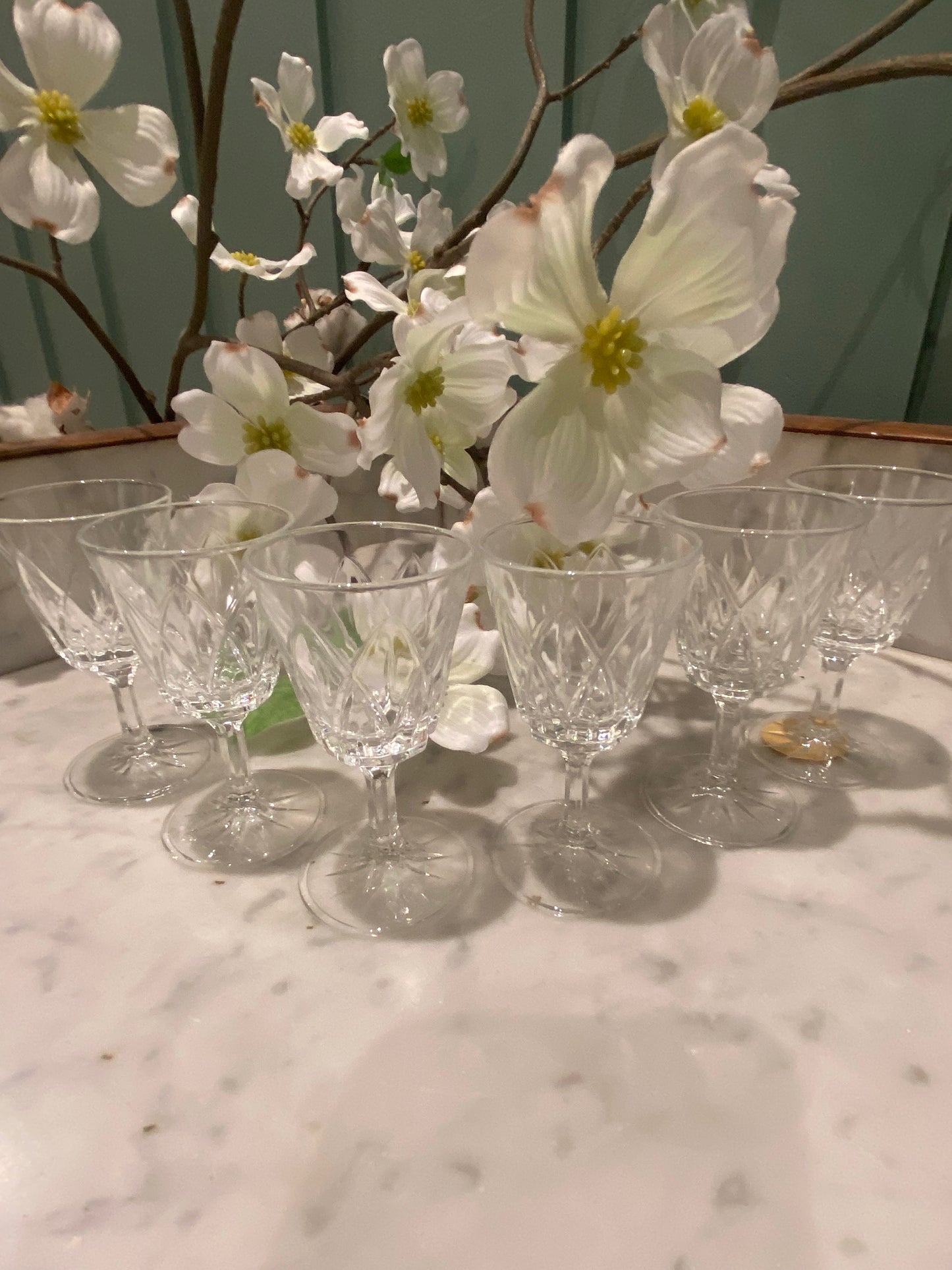 Lot de 6 petits verres à liqueur