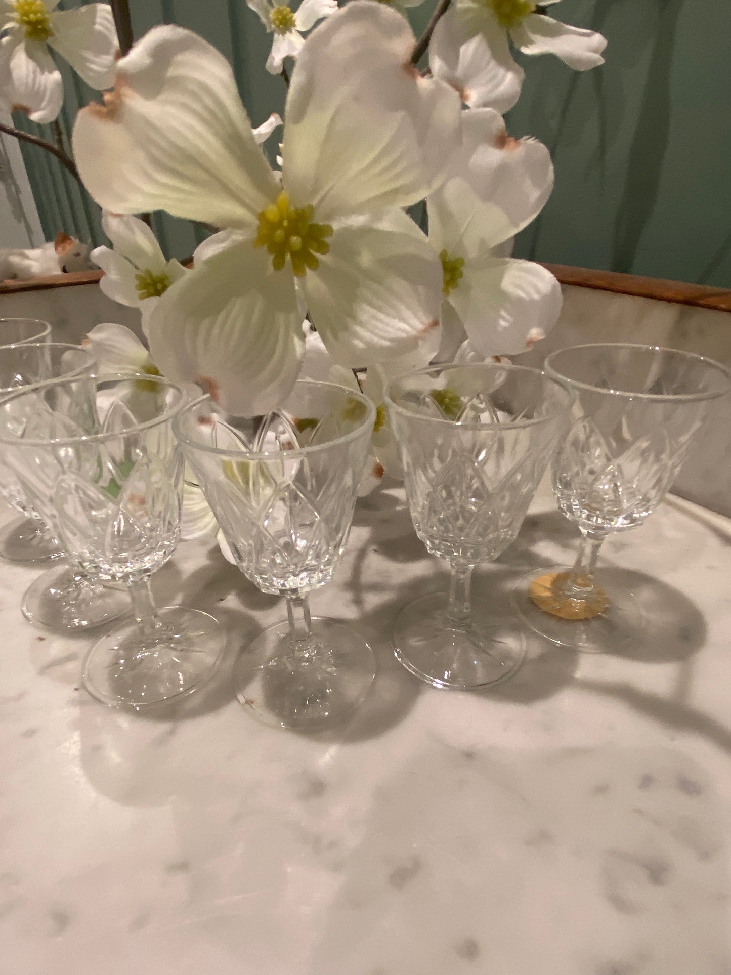 Lot de 6 petits verres à liqueur