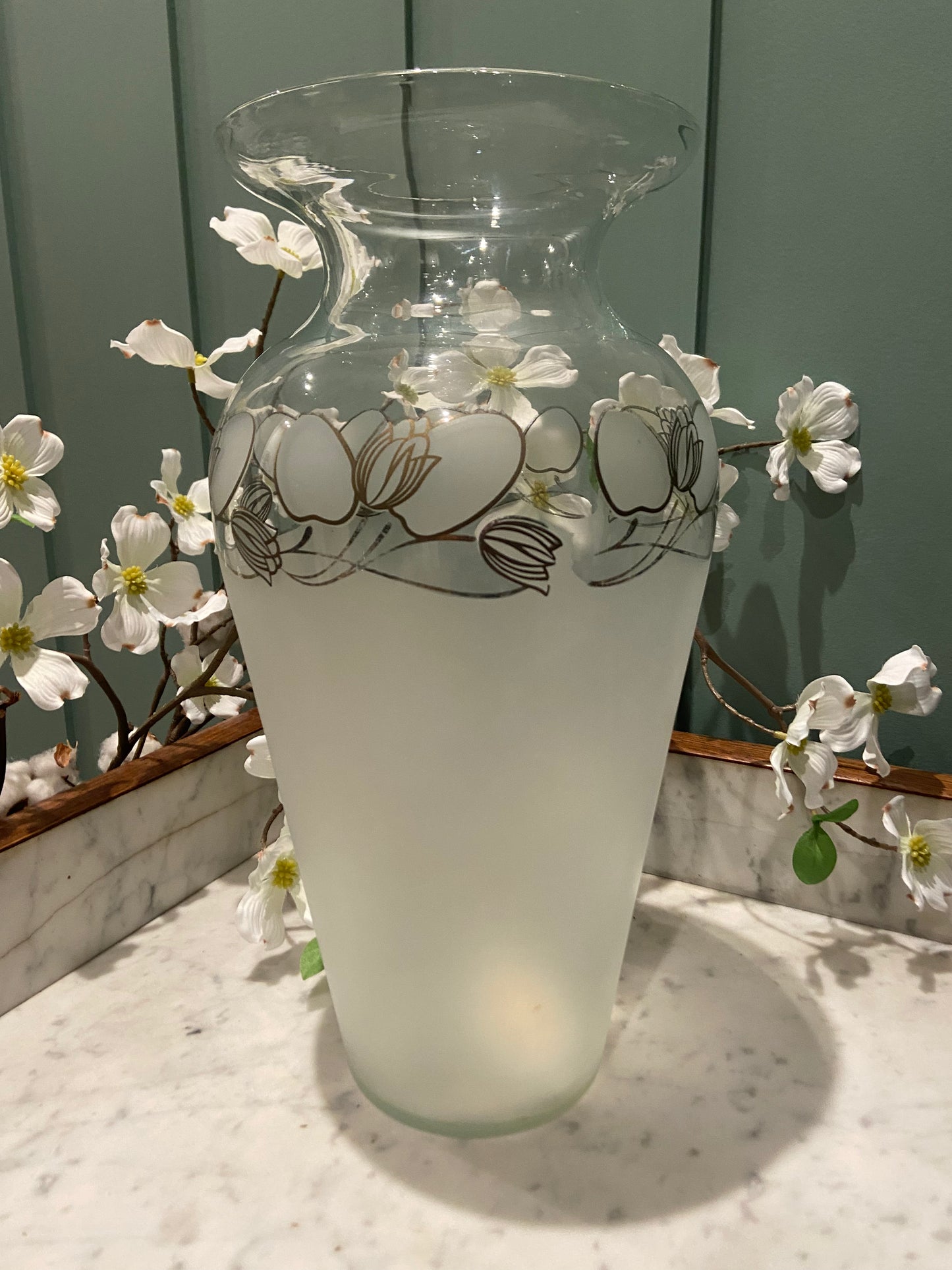 Grand vase style bohème