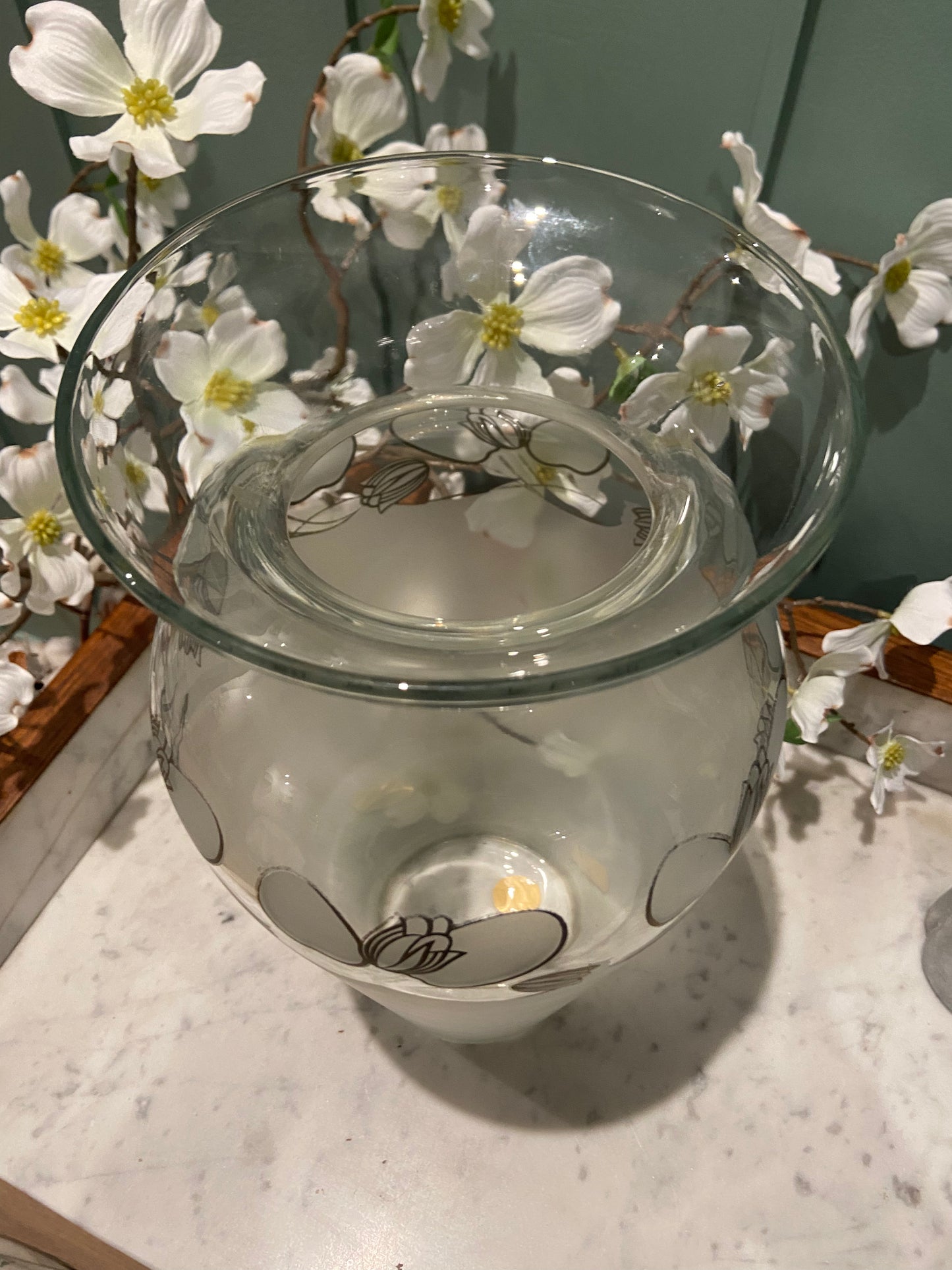 Grand vase style bohème