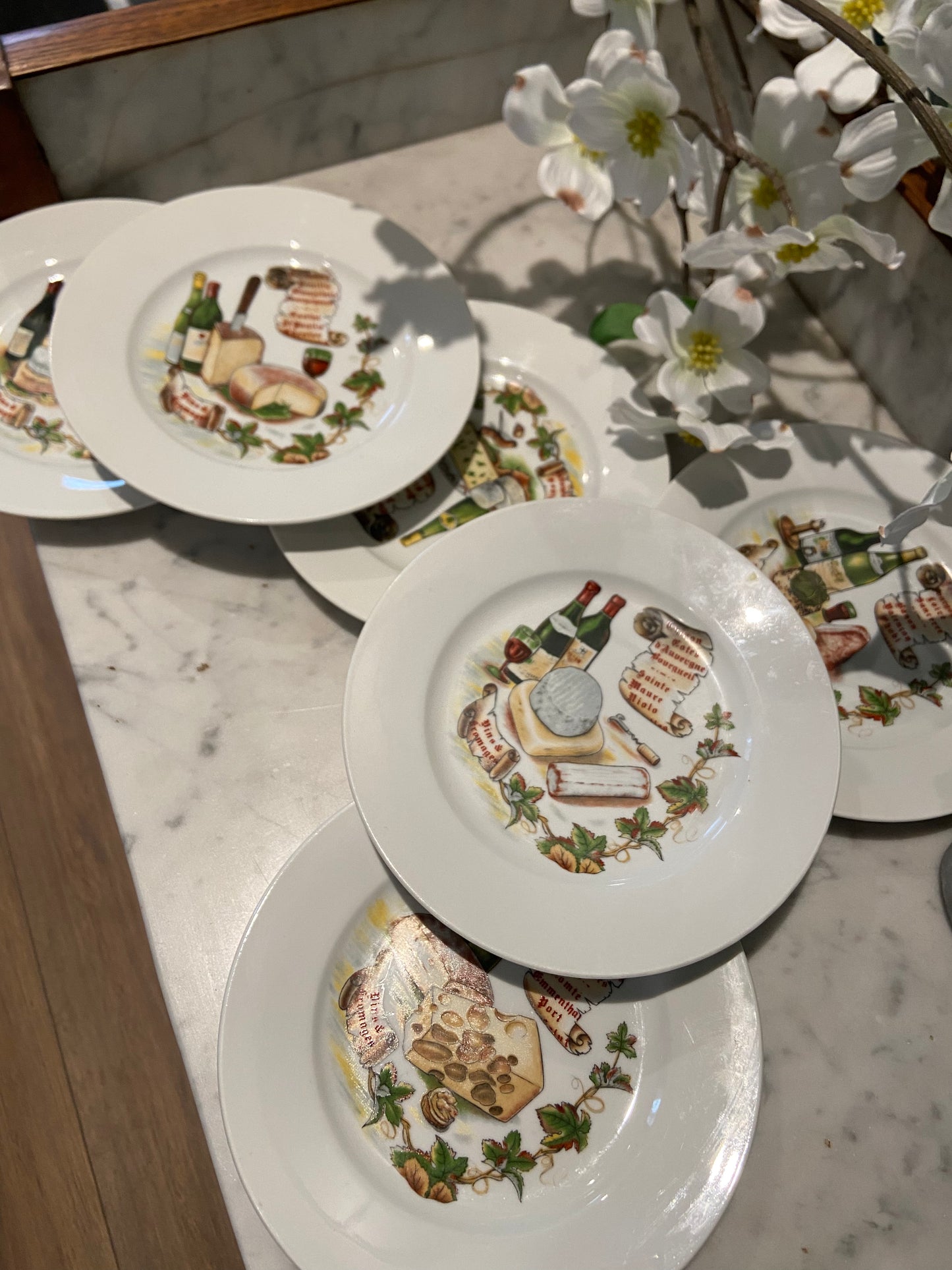 Assiette à fromage Vintage