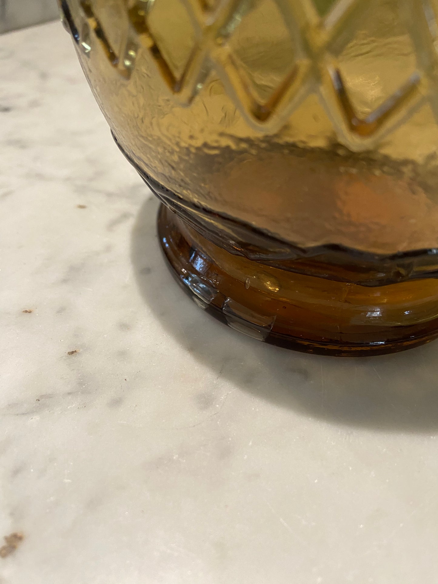 Grand vase haut fumé