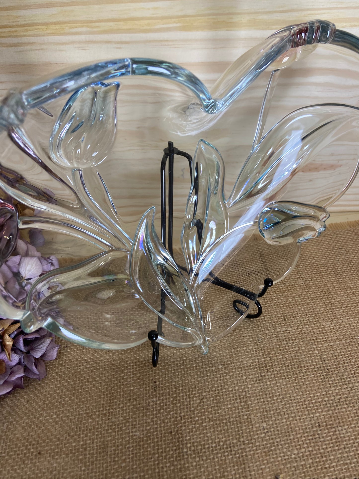 Coupe coeur et fleurs