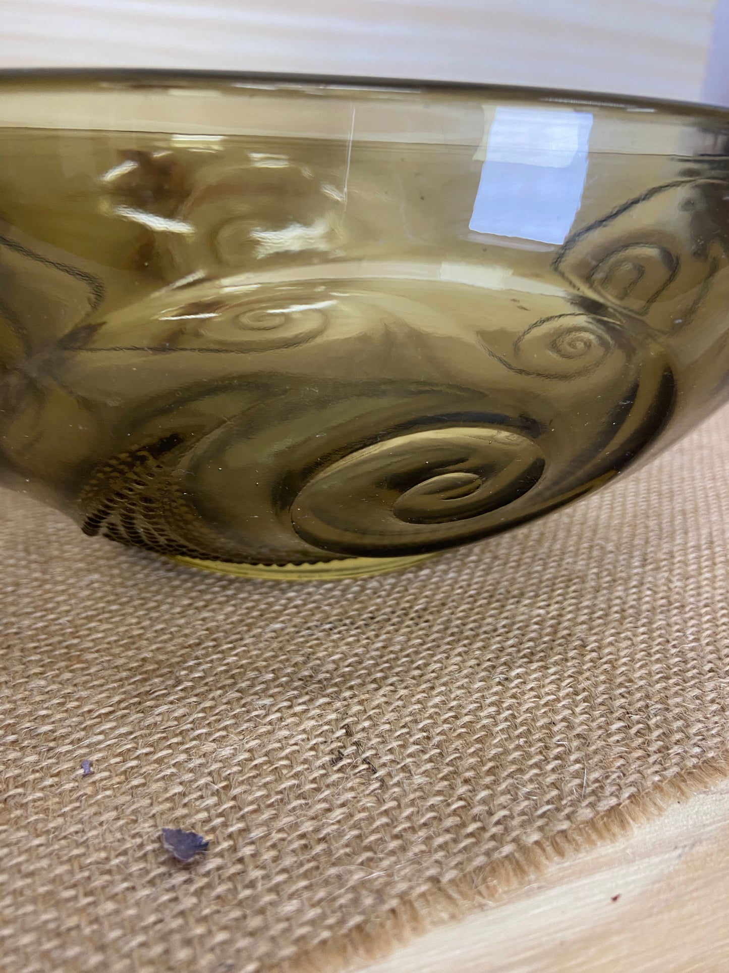 Coupe Art déco Verre fumé