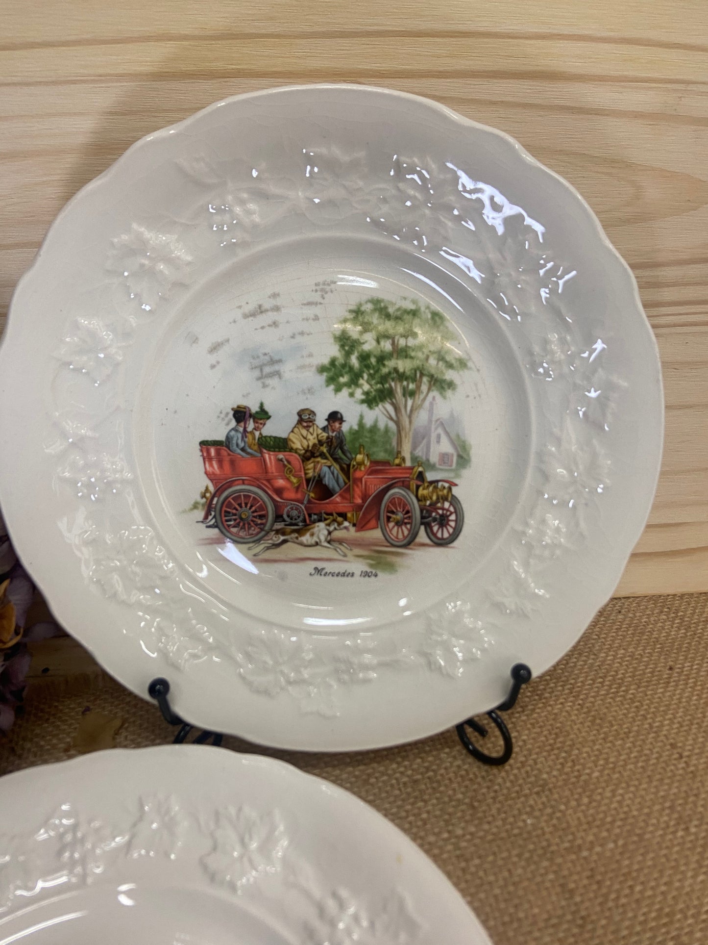 Assiettes Anciennes Voitures
