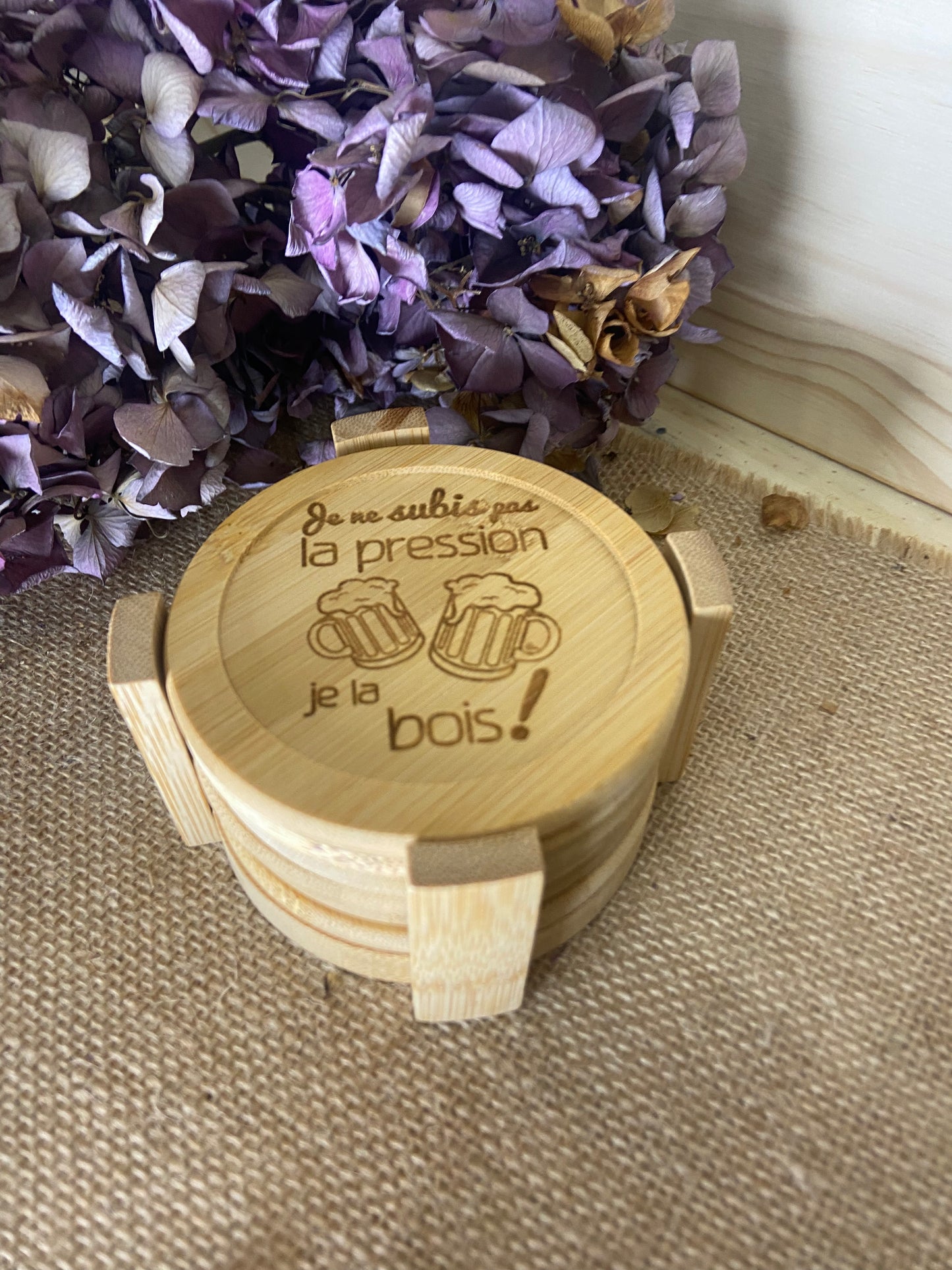 Sous Verre Bois "Apéro"