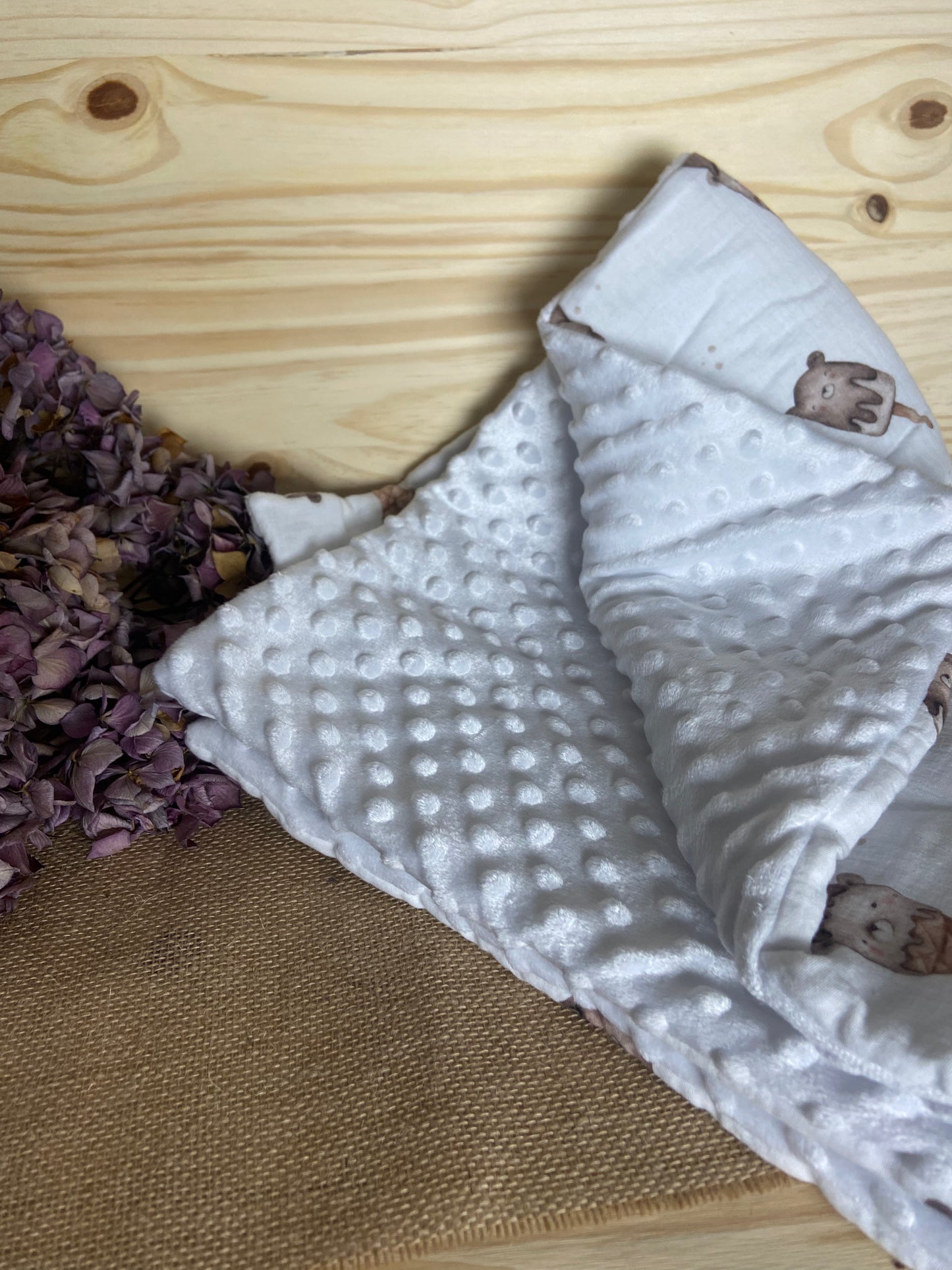 Couverture bébé molletonnée