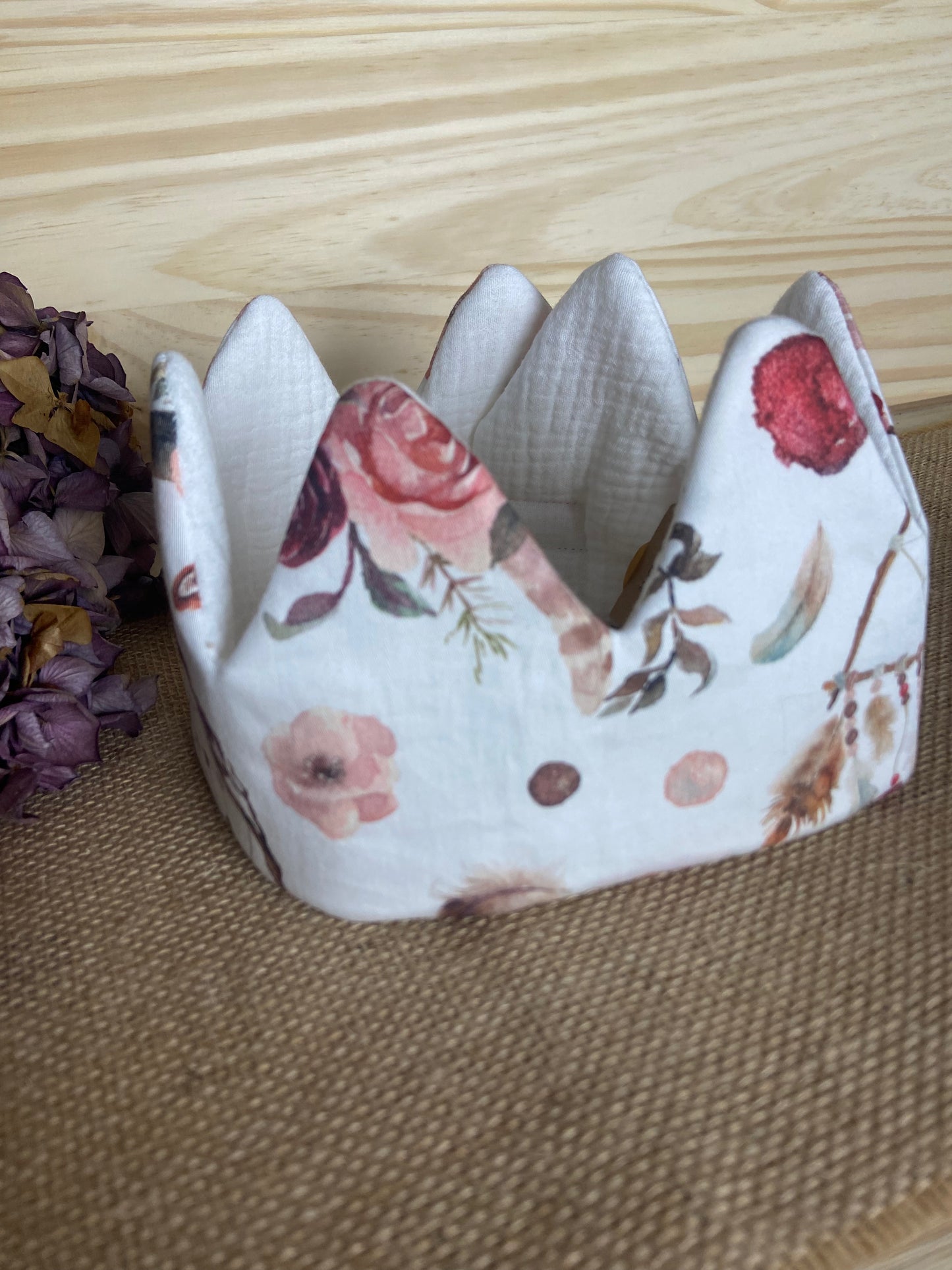 Couronne enfant en tissu