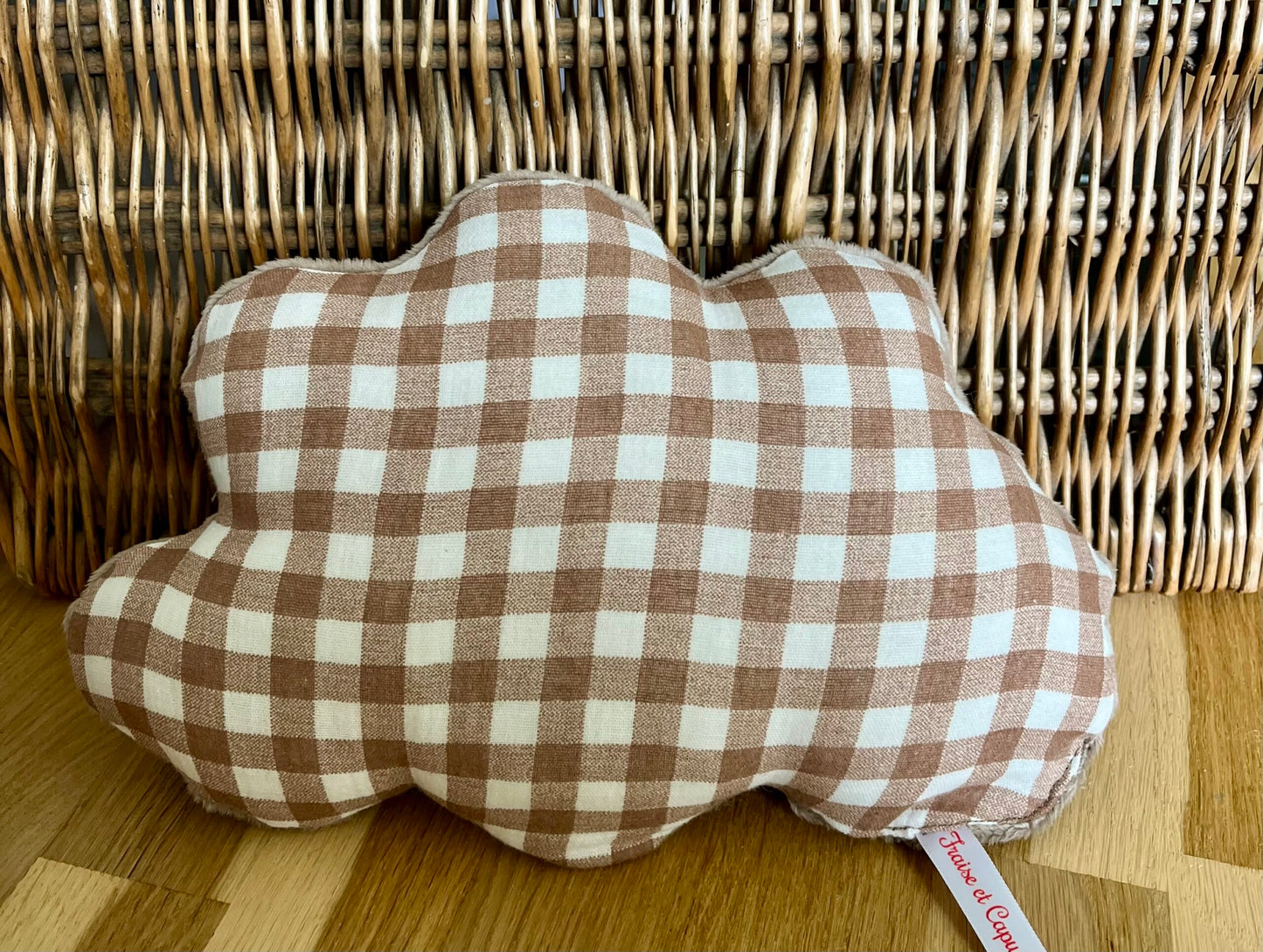 Coussin nuage en gaze de coton