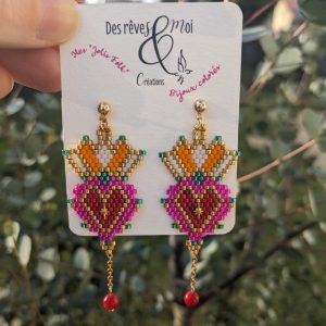Boucles « Cœur ex-voto » ♥