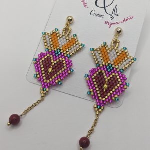 Boucles « Cœur ex-voto » ♥