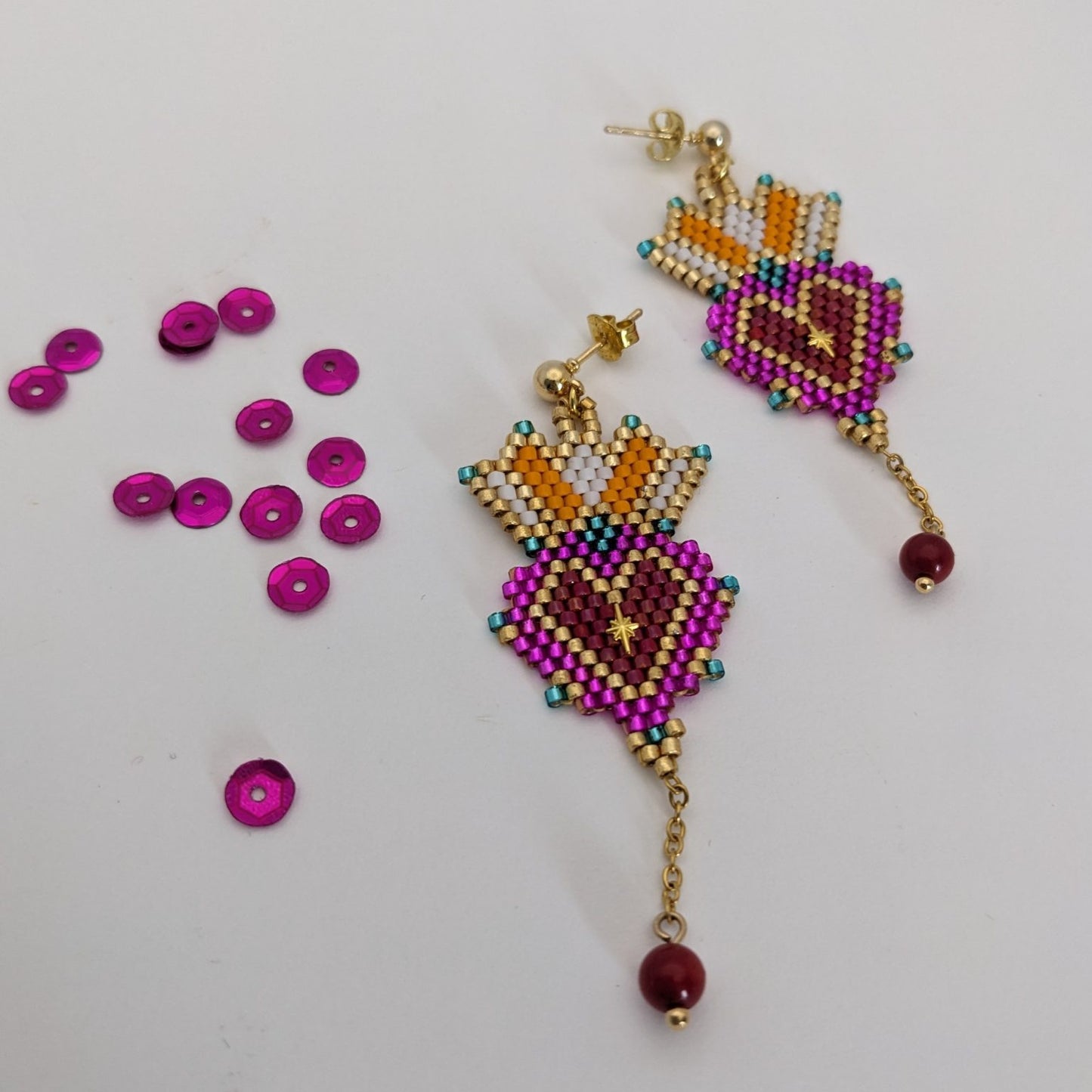Boucles « Cœur ex-voto » ♥