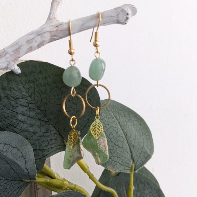 Boucles « joli trésor » n°5