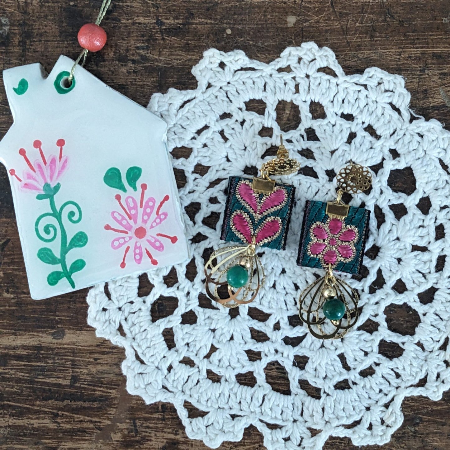 Boucles « Indian Folk n°3 »
