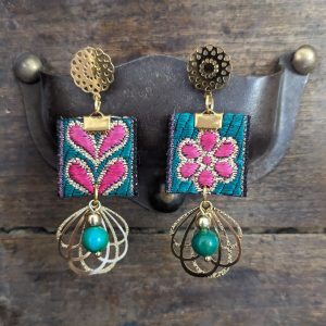 Boucles « Indian Folk n°3 »