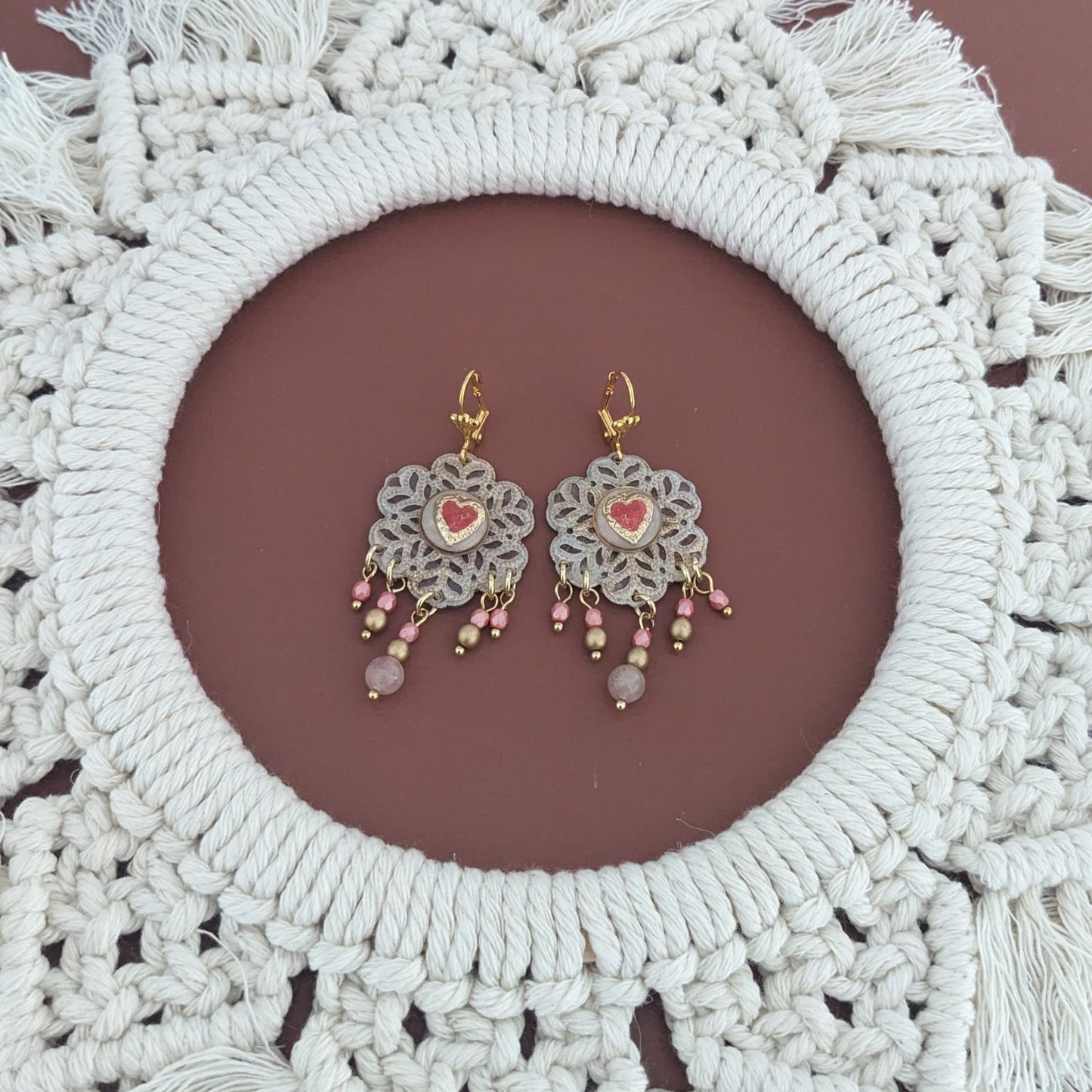 Boucles « Artistic heart »