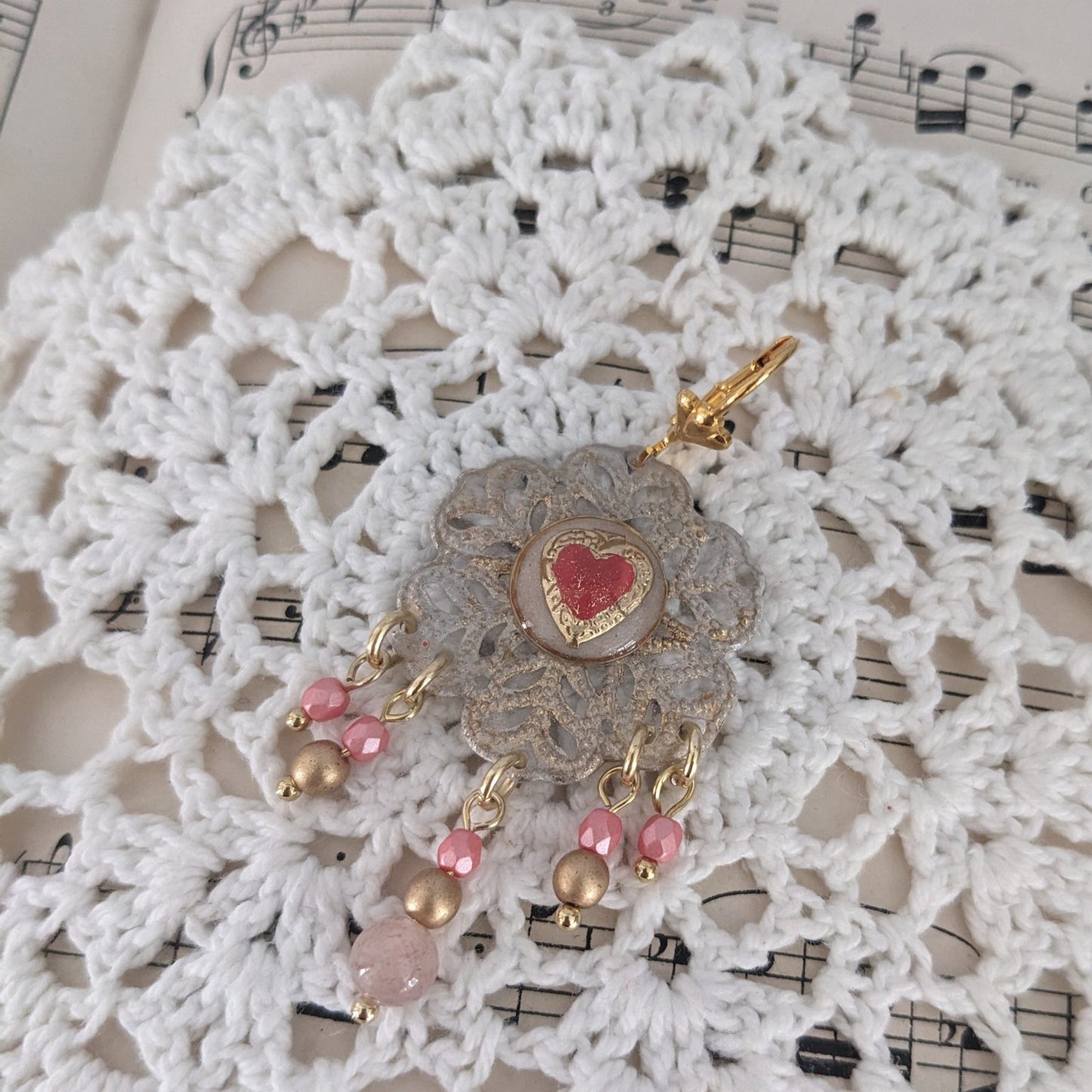 Boucles « Artistic heart »