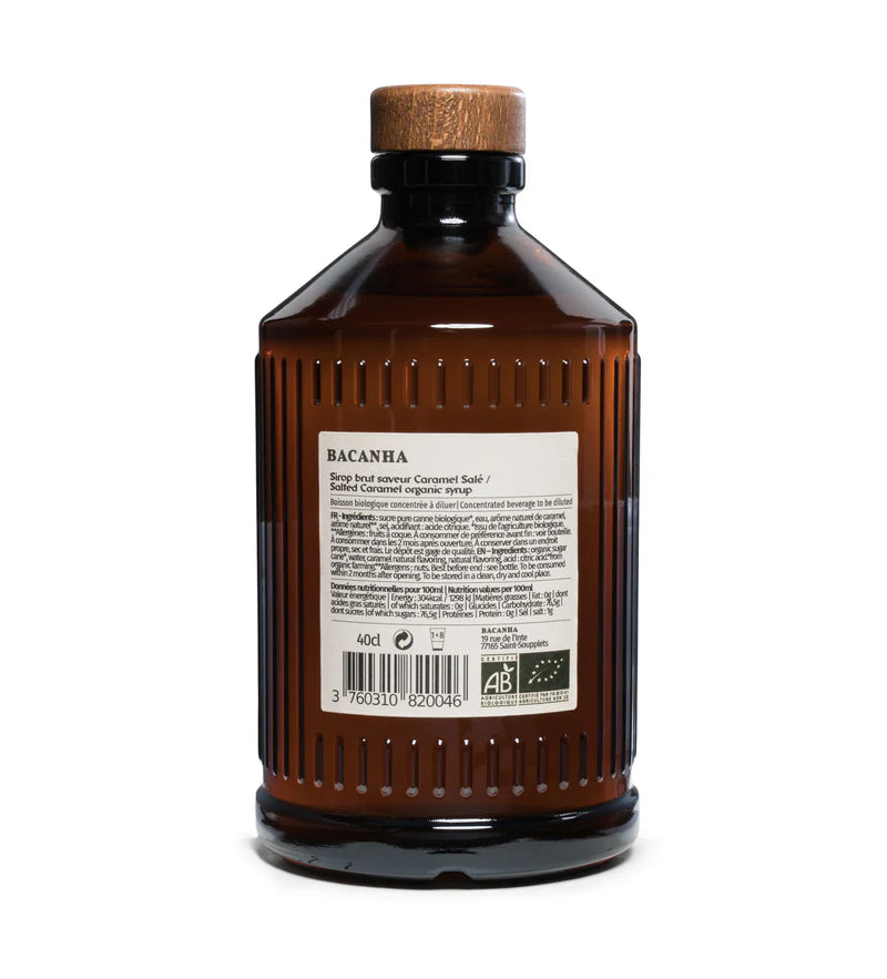 Sirop de Caramel Salé - Biologique - 400ml