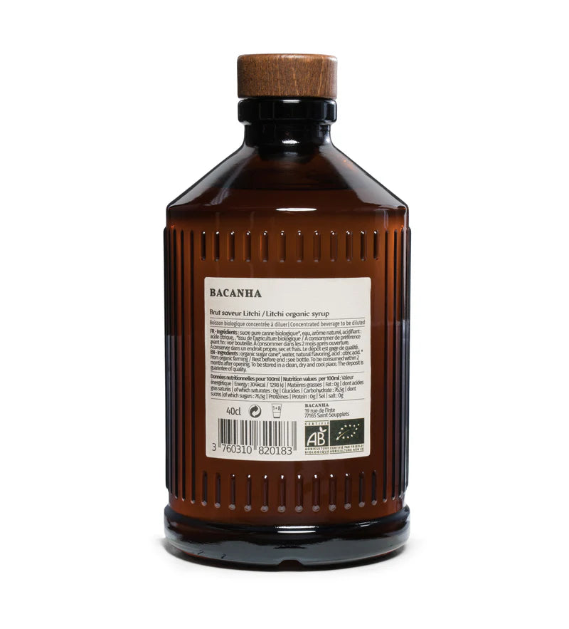 Sirop de Litchi - Biologique - 400ml