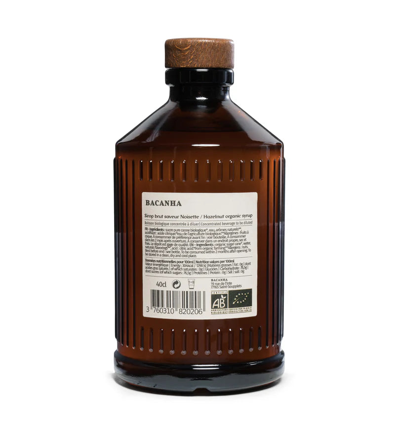 Sirop de Noisette - Biologique - 400ml