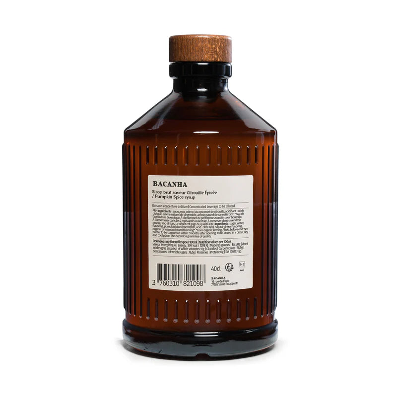 Sirop de Pumpkin Spice - Biologique - 400ml