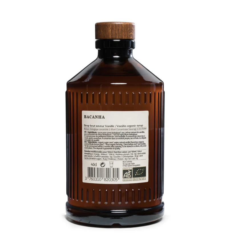 Sirop de Vanille - Biologique - 400ml
