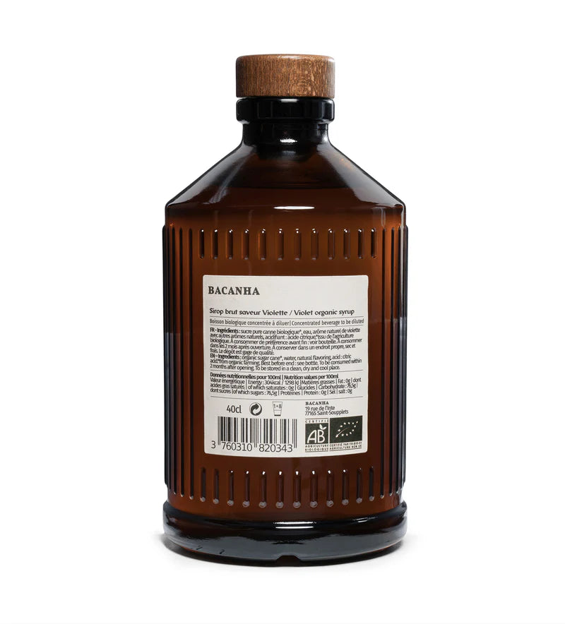 Sirop de Violette - Biologique - 400ml