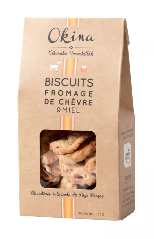 Biscuits apéritifs au Fromage de Chèvre et Miel