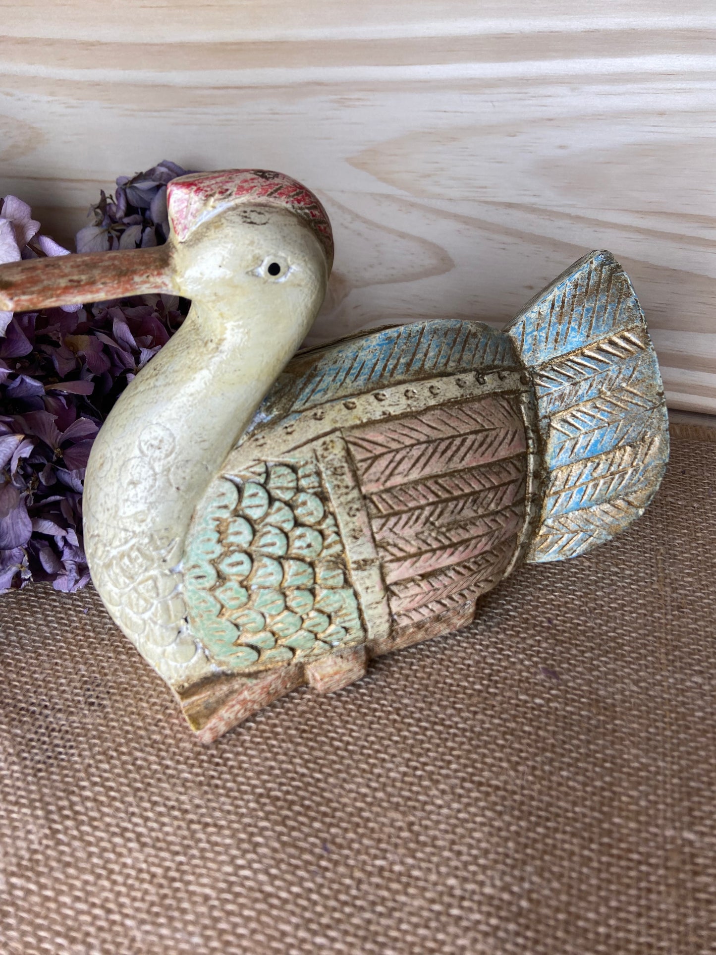 Canard Bois sculpté