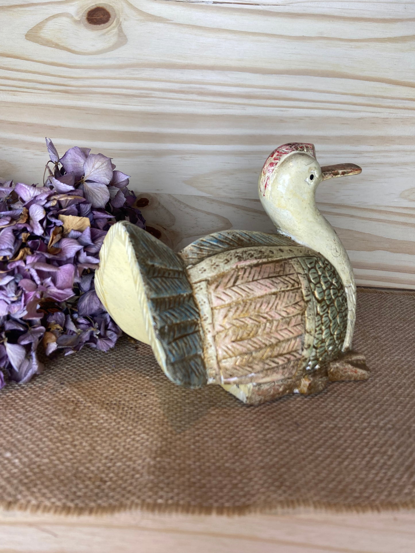 Canard Bois sculpté