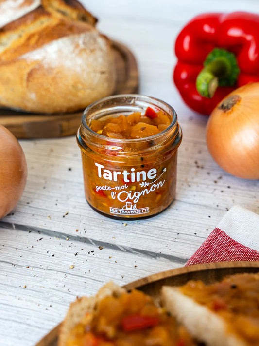 Tartinable Oignon, poivron et pistache