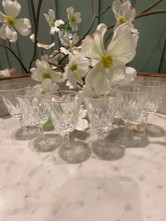 Lot de 6 petits verres à liqueur