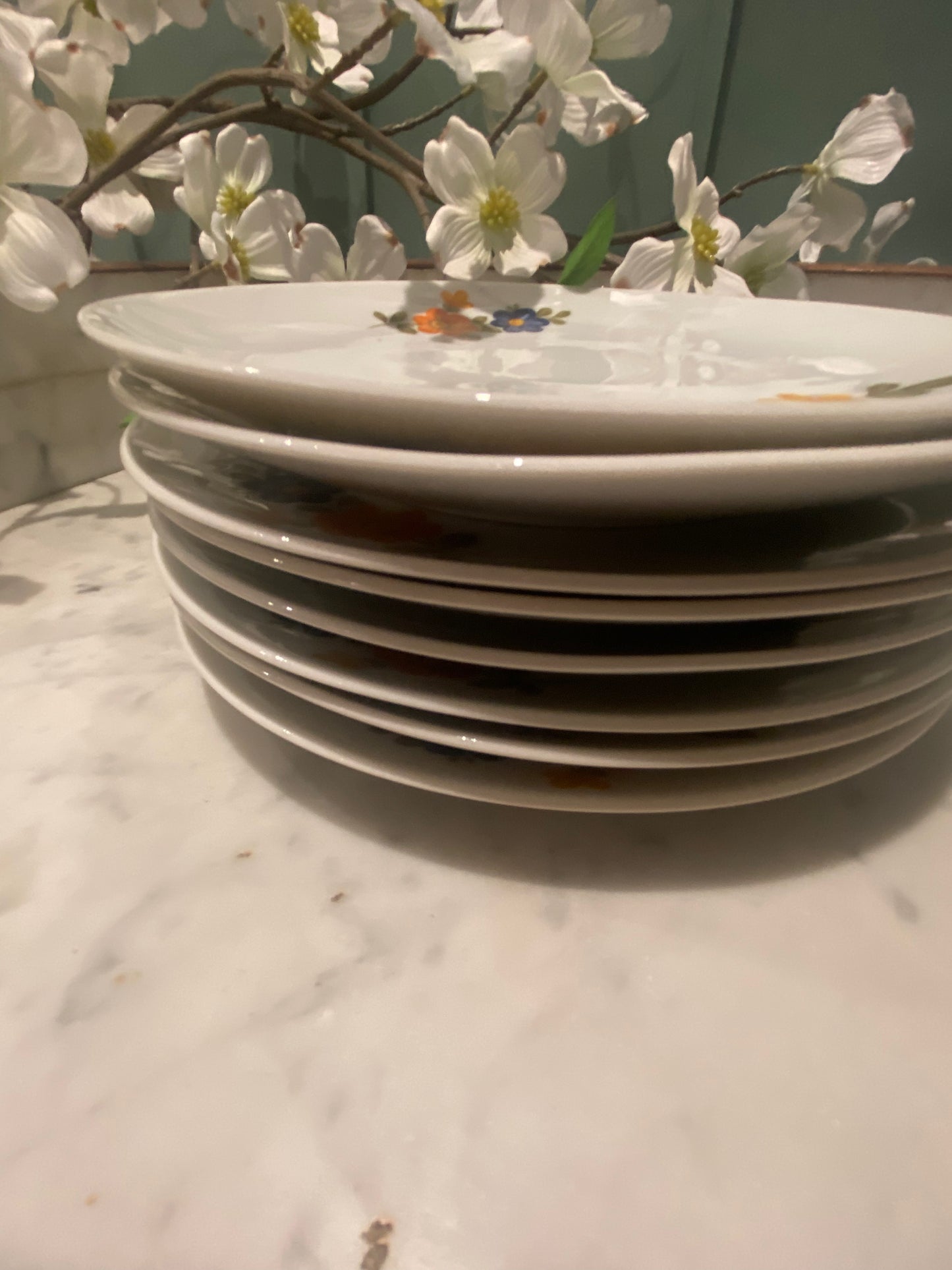 Lot de 8 petites assiettes Bavaria