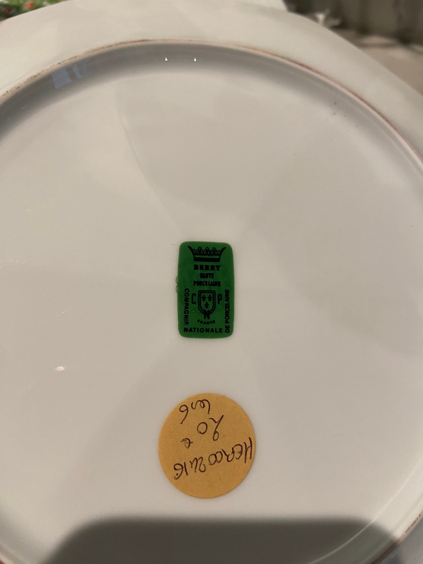 Assiettes à asperges en porcelaine BERRY