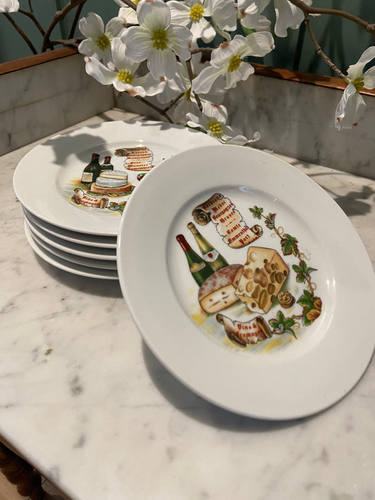 Assiette à fromage Vintage